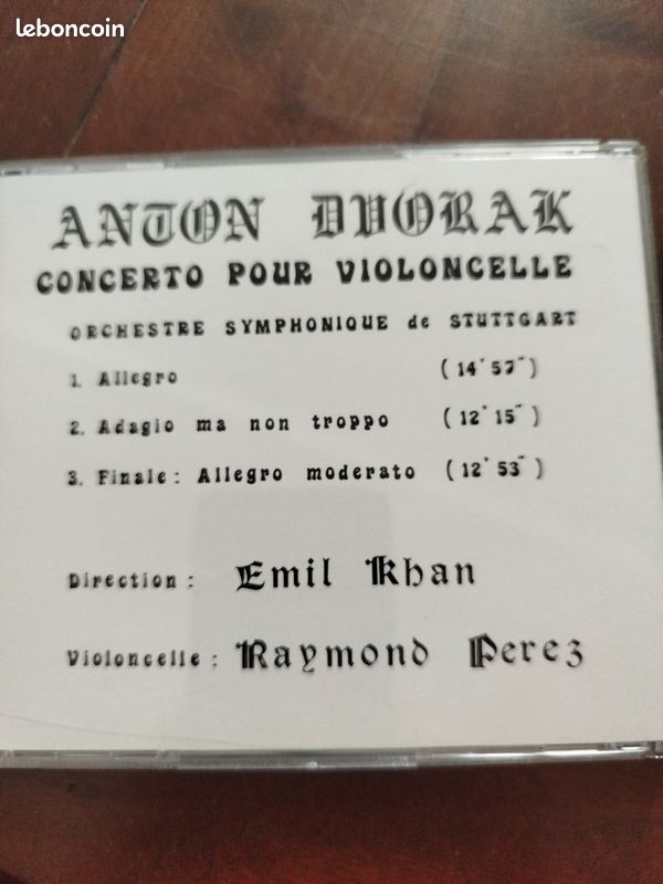 CD Raymond Perez concerto dvorak (image 3)