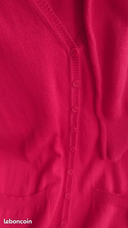 Gilet Long Kimono Gris La Redoute Collections - Taille XS (34/36), Neuf Sans étiquettes, En Mohair