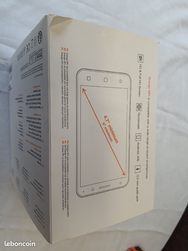 Casque de réalité virtuelle orange VR1 (image 3)