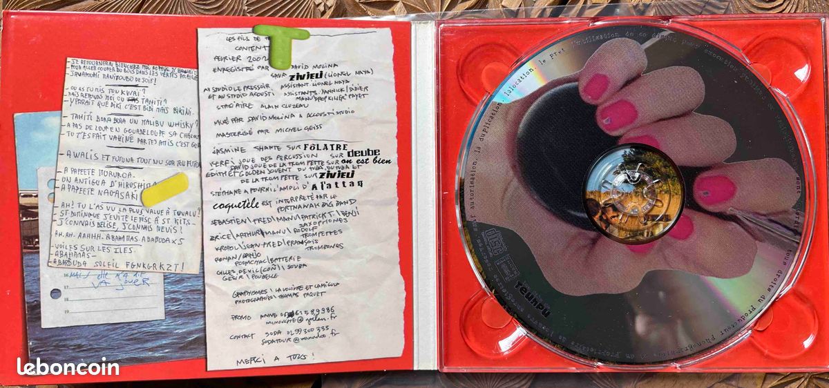 ♥🎼CD 🇫🇷 Les Fils de Teuhpu (Comptant-Content) ✷ 2002 en digipak (image 2)