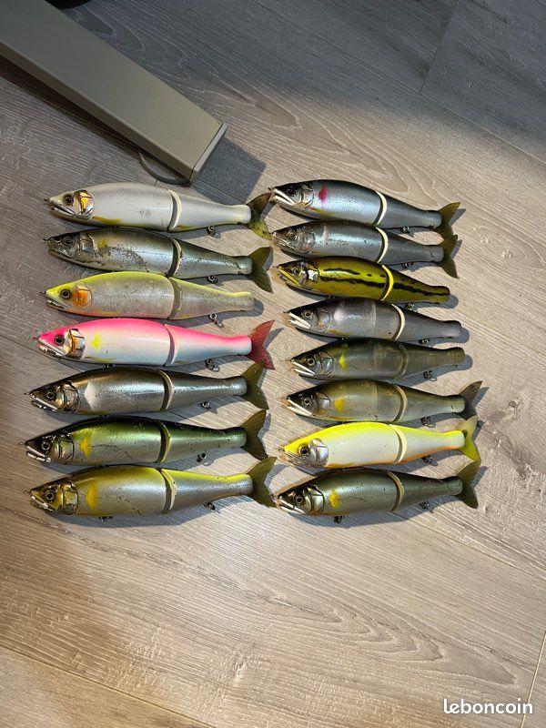Support Appât De Pêche Gan Craft 4 Pièces Transparent Pour Eau Douce Et Salée