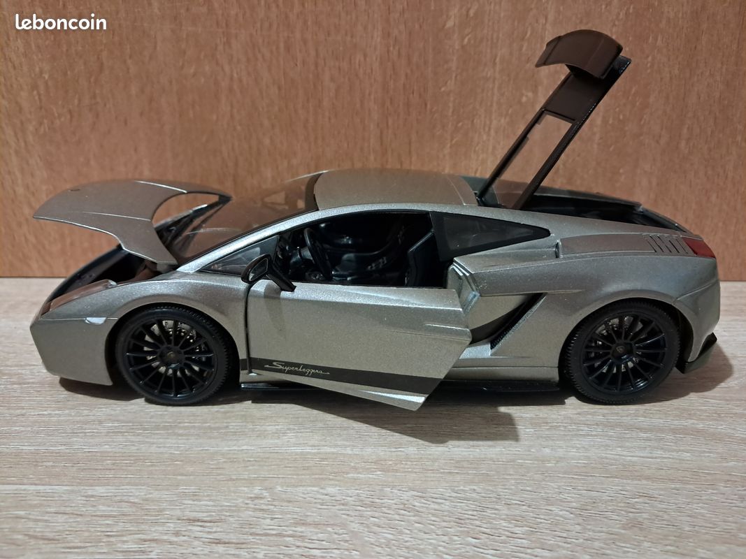 Maisto 1/18 Lamborghini Gallardo Superleggera - Edition Spéciale Noire, Moulée Sous Pression