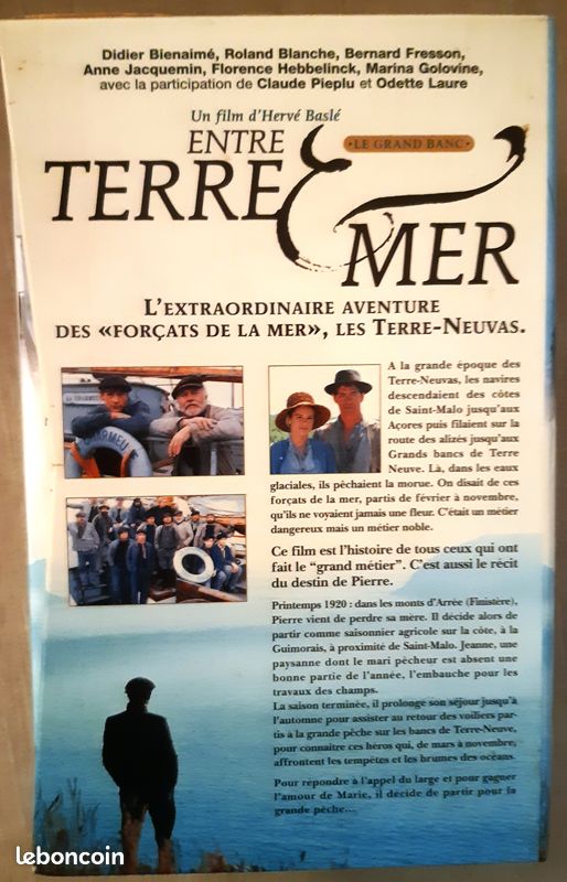 K7 vidéo Entre terre et mer d'Hervé Baslé (image 2)
