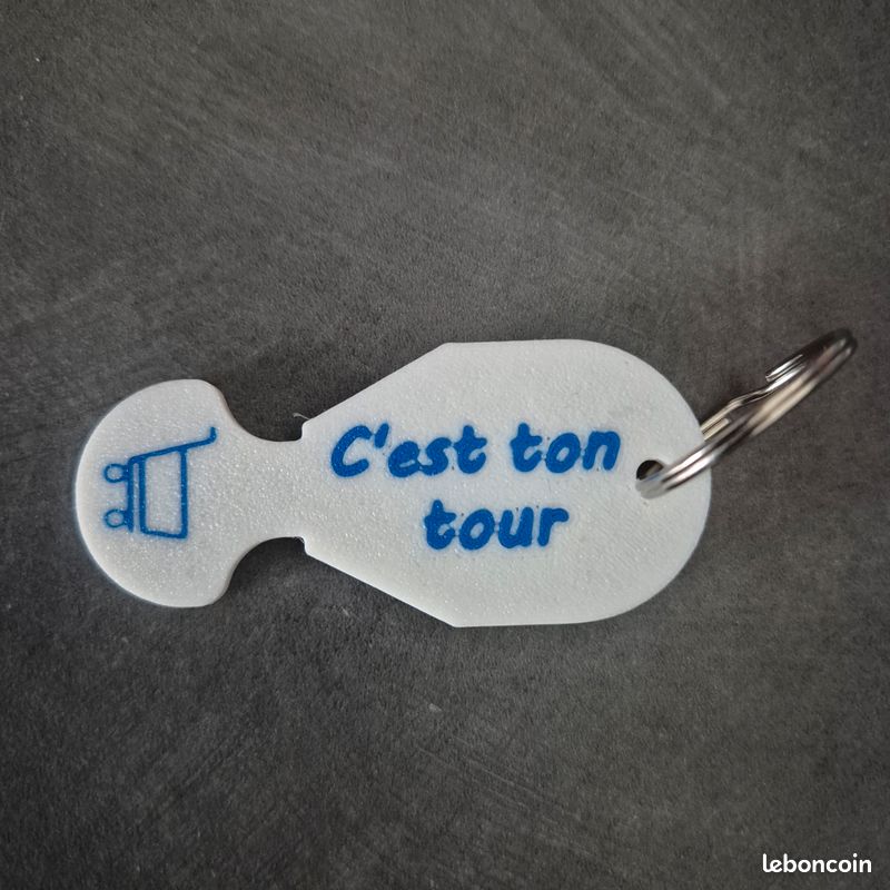 Lot De 6 Jetons Caddie Amovibles En Acier Inoxydable - Porte-clés Avec Mousqueton - Gadget Pratique Pour Tous Les Caddies