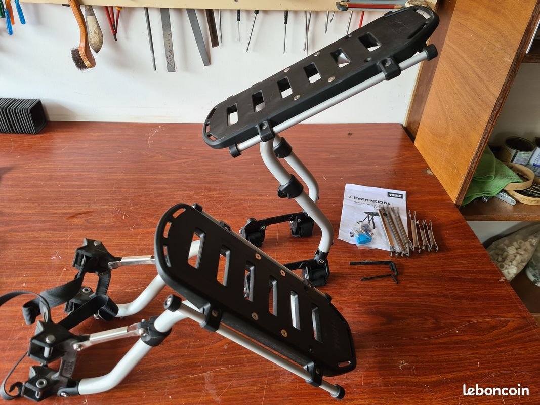Thule pack porte-bagages vélo Tour Rack + Pack'N Pedal