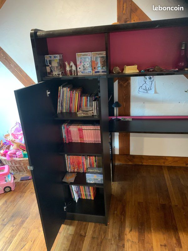 Lit mezzanine bureau (image 4)