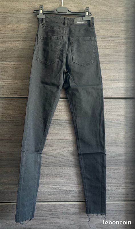 Jeans skinny noir super high waist Stradivarius taille 32 (image 7)