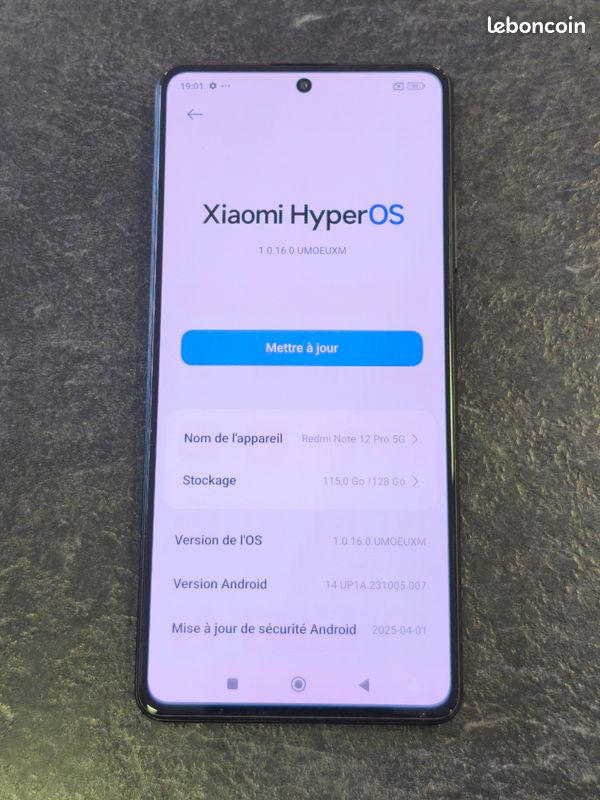 Xiaomi Redmi Note 12 Pro 5g Noir 128 Go (image 3)