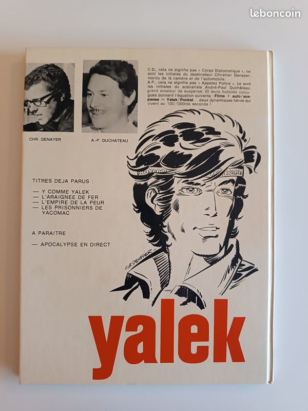 Yalek 4 en EO " Les prisonniers de Yacomac" Par André-Paul DUCHÂTEAU, Christian DENAYER (image 2)