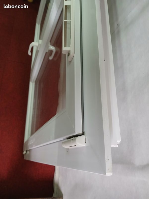 Fenêtre OB pvc blanc 2 vantaux dormant réno (image 2)