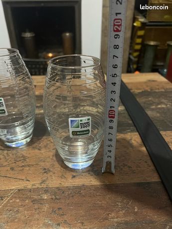 Lot de verres à bière Heineken - Arts de la table
