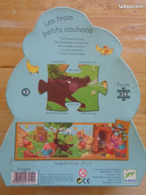 Puzzle Observation 35 Pièces - La Jungle - Djeco - Puzzle 4 Ans