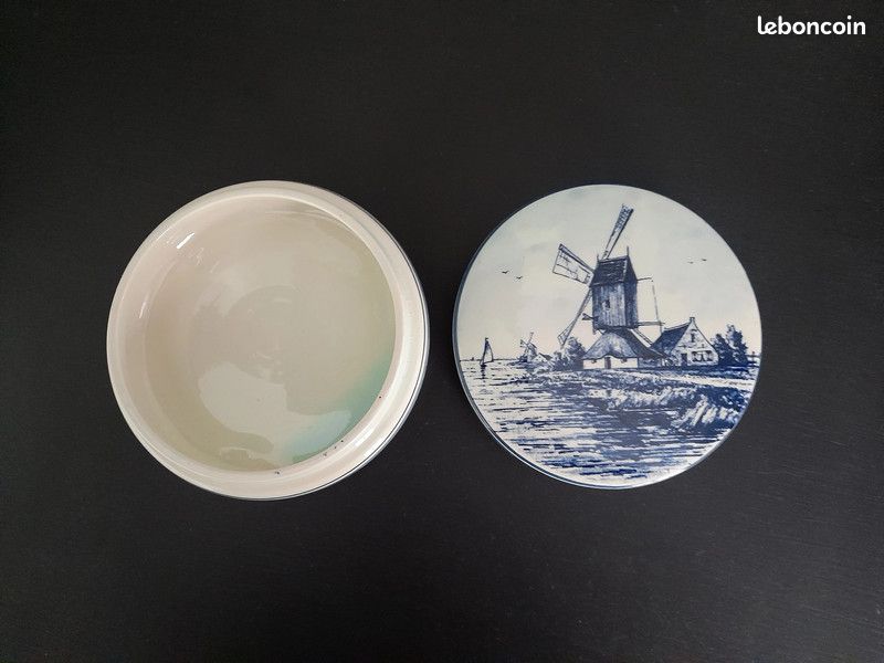 Jolie boite ancienne Delft bleue Made in Holland (image 3)