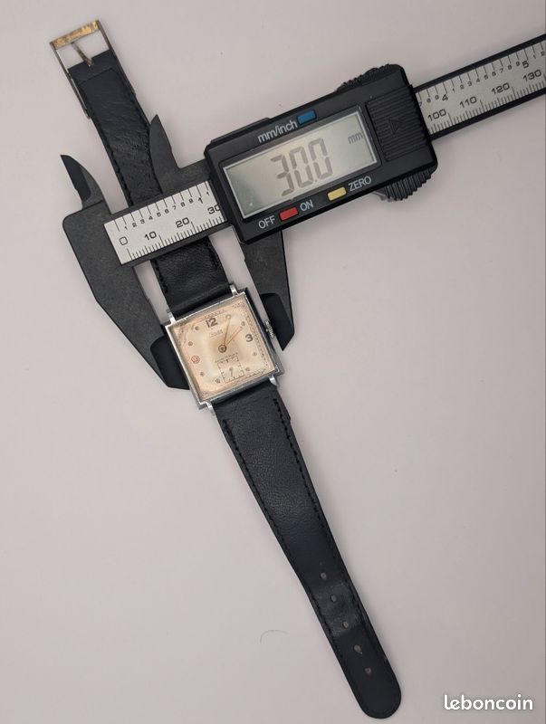 Montre Vintage Femme CHILEX, Mouvement Mécanique à Remontage Manuel, Boîtier Acier, Bracelet Caoutchouc - Occasion, Fonctionne