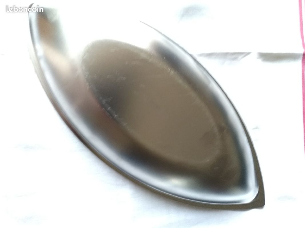 Grand plat neuf inox Jean Gouzon long: 42 cm (image 3)