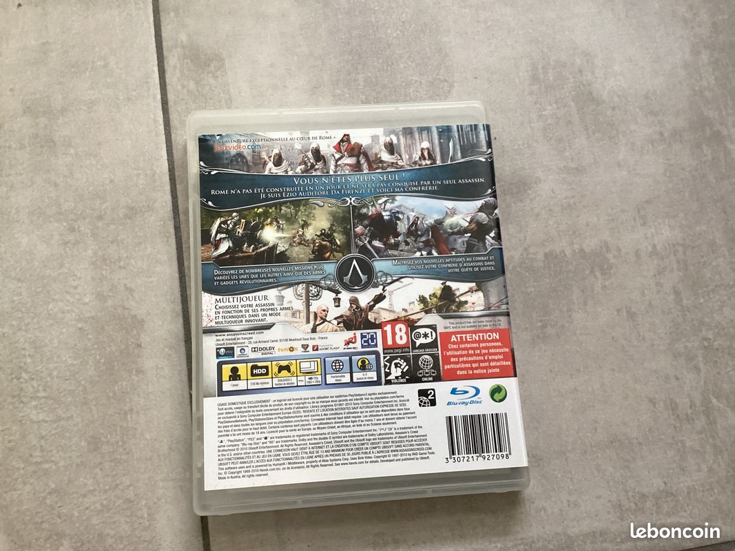 Assassin's Creed : Brotherhood Platinum - PS3 - Jeu Occasion Pas Cher
