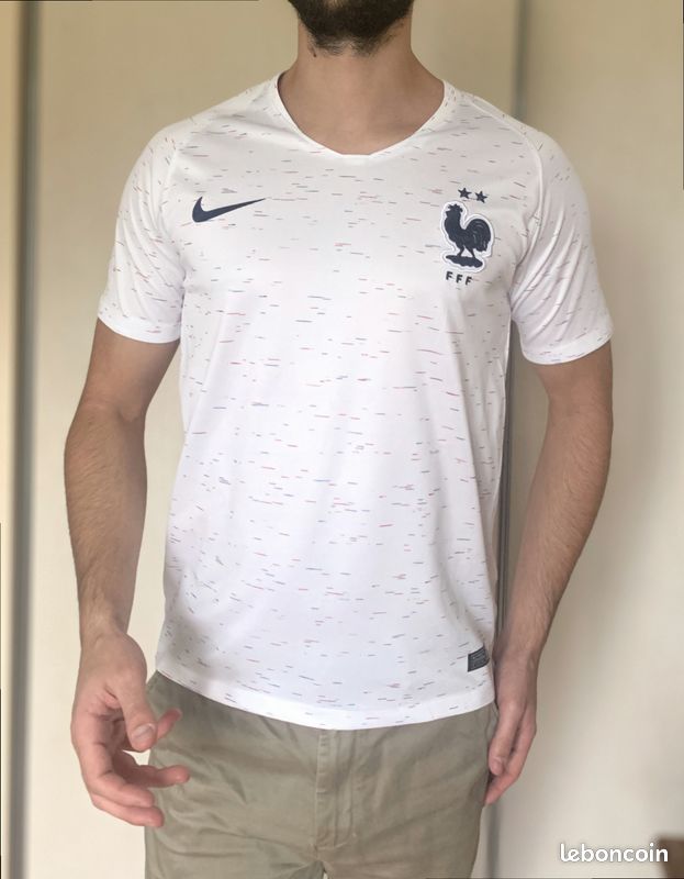 Nike Blanc Maillot Equipe De France Etoiles Nike Maillot Nike