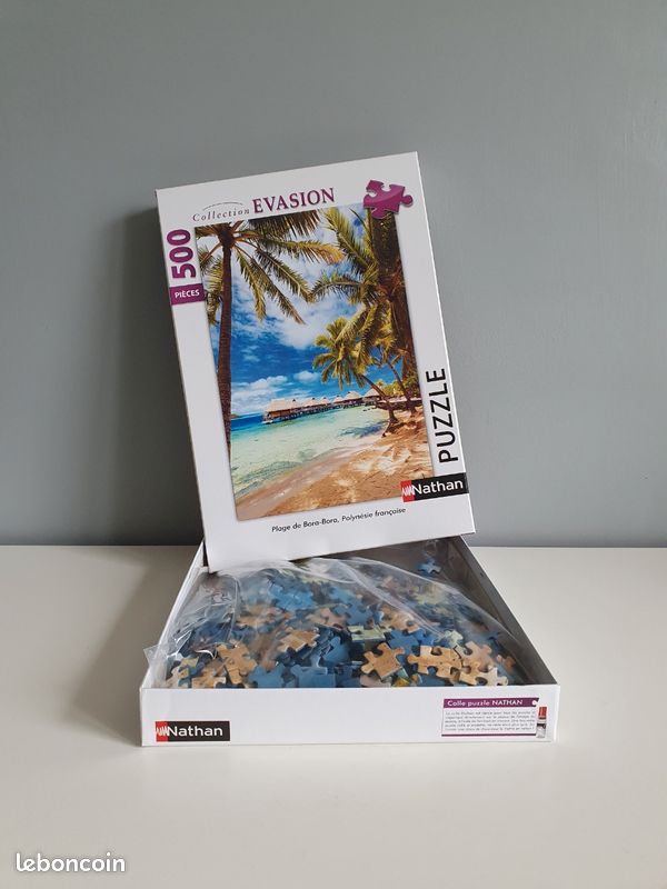 Puzzle Nathan Collection Evasion Plage de Bora-Bora, Polynésie Fr 500 – L'As des jeux Puzzle Nathan Collection Evasion Plage de Bora-Bora, Polynésie Fr 500 – L'As des jeux