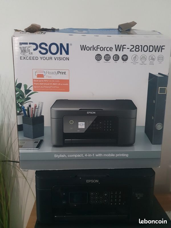 Imprimante
Epson WorkForce WF-2810DWF – Imprimante multifonction Wi-FiTitre :
Epson WorkForce WF-2810DWF – Imprimante multifonction Wi-Fi
Epson WorkForce WF-2810DWF – Imprimante multifonction Wi-Fi (image 2)