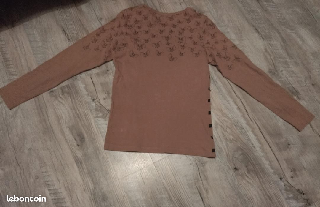 Tee-shirt manches longues fille 10 ans (image 2)