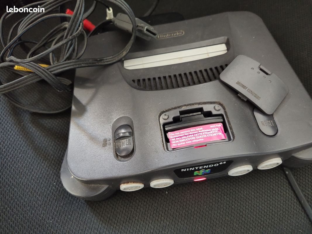 Nintendo 64 plus jeux mario + manette (image 1)