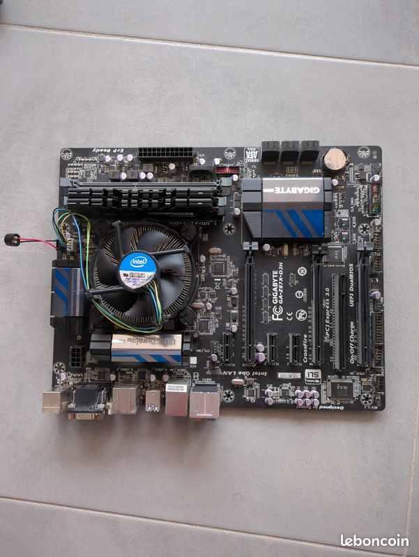Kit Carte mère Asus H81-ME + Intel I5 4570 + 8 Go RAM - Accessoires informatique