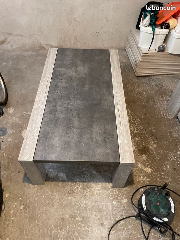 Canape angle,table de tele et table de salon (image 4)