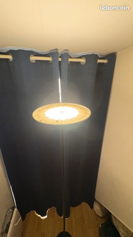 Lampadaire noir 180 cm – Style moderne, lumière fluorescente (image 4)