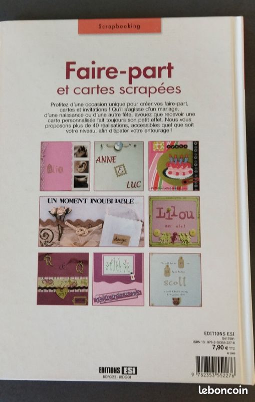 Faire part et cartes scrapées (image 2)