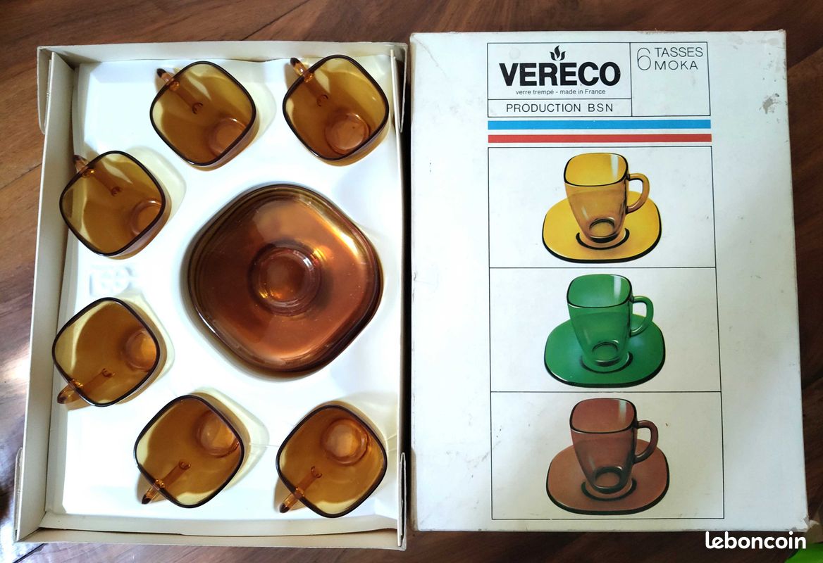 Tasses à café en verre Vereco BSN (image 2)