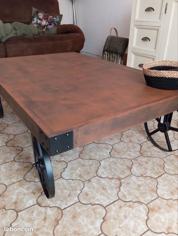 Table basse industrielle (image 2)