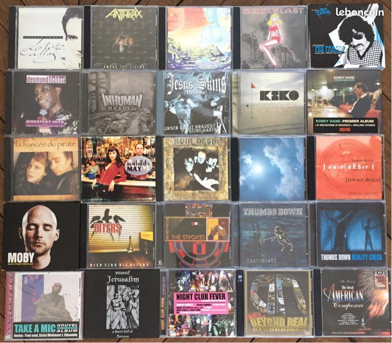 Lot CD indie rock punk hardcore oi ska rap hip-hop electro (image 1)
