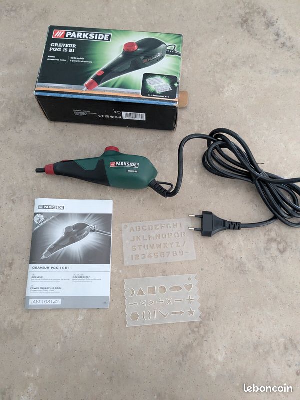 Graveur neuf "Parkside PGG 15 B 1"pour bricolage (image 4)