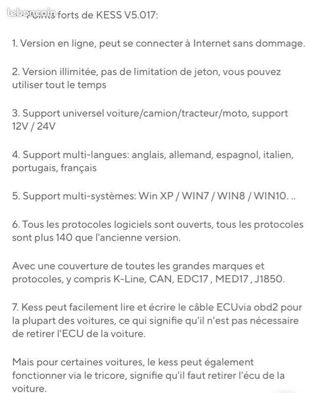 Matériel de Réparation, programmation KESS V2 plus Packs Logiciels Sur HDD 320go Prêt à l’emploi (image 2)