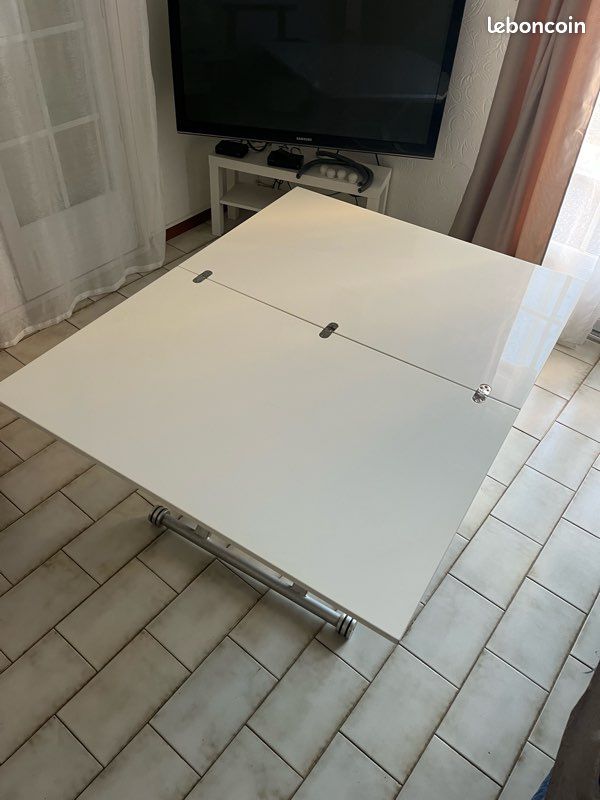 Table basse extensible relevable en table à manger (image 8)