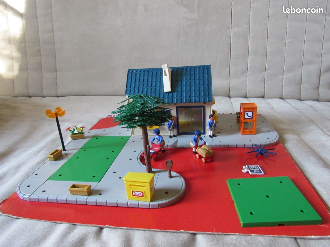 Panneau 'Bureau De Poste' Vintage Majokit Pour Jouets Majorette - Pièce Détachée Occasion