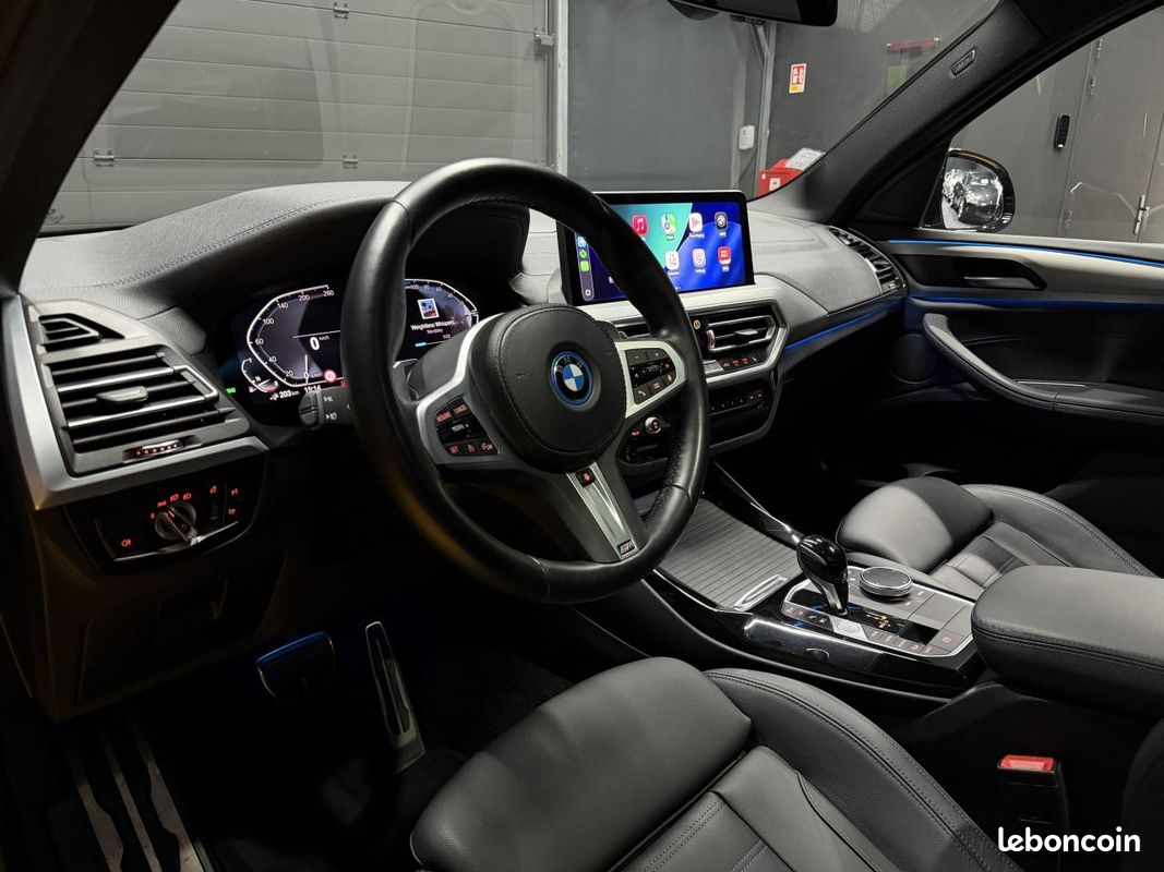 BMW X3 30e 292 cv M SPORT hybride rechargeable ( xDrive30e PHEV ) - JANTES 21 / FULL LED / TOIT PANO (image 7)