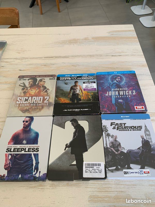 12 Coffrets SteelBooks Blu-ray - Édition Collector - Blu-ray 3D + Blu-ray + DVD - Coffret SteelBooks 4K Ultra HD + Blu-Ray comme Neuf (image 10)