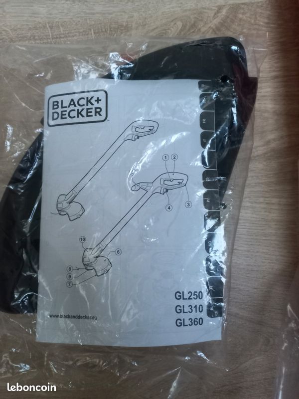 Coupe bordure électrique GL250 Black et Decker NEUF (image 2)