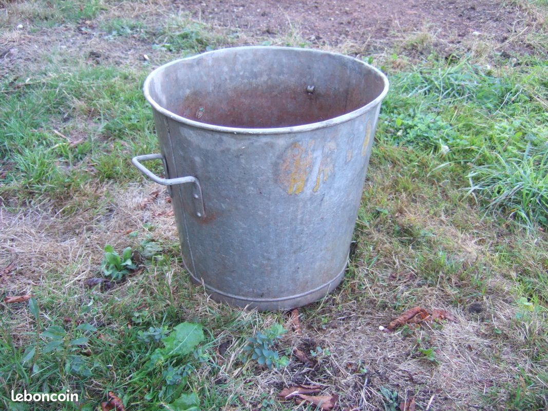 Bassine en zinc Ø 30 (image 1)