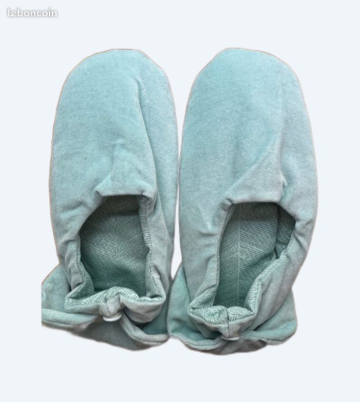 Chaussons chauffants graines de lin Chaussures