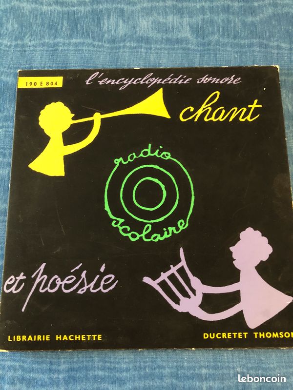 VINYLE / CHANT et POESIE + LIVRET de poésie 19(JL71) (image 1)