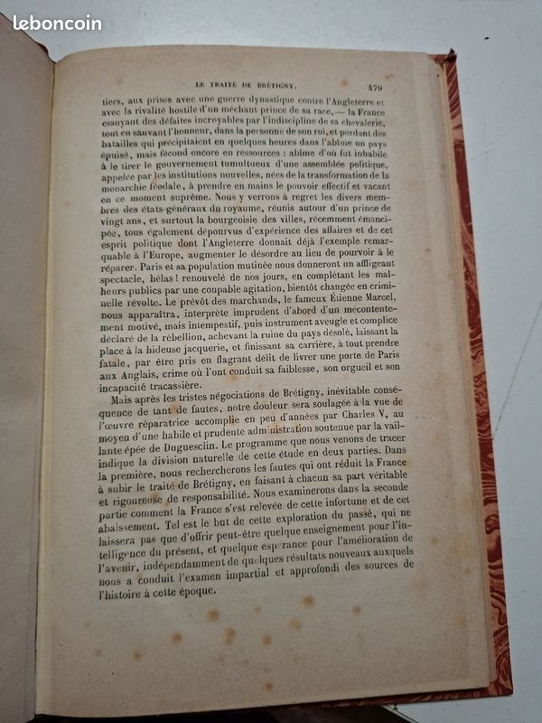 178H: Le Traite de Bretigny histoire medievale extrait Revue des Deux Mondes (image 2)