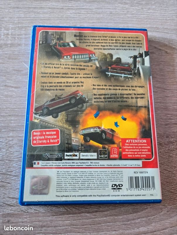 PS2 Starsky & Hutch PAL FR (image 2)
