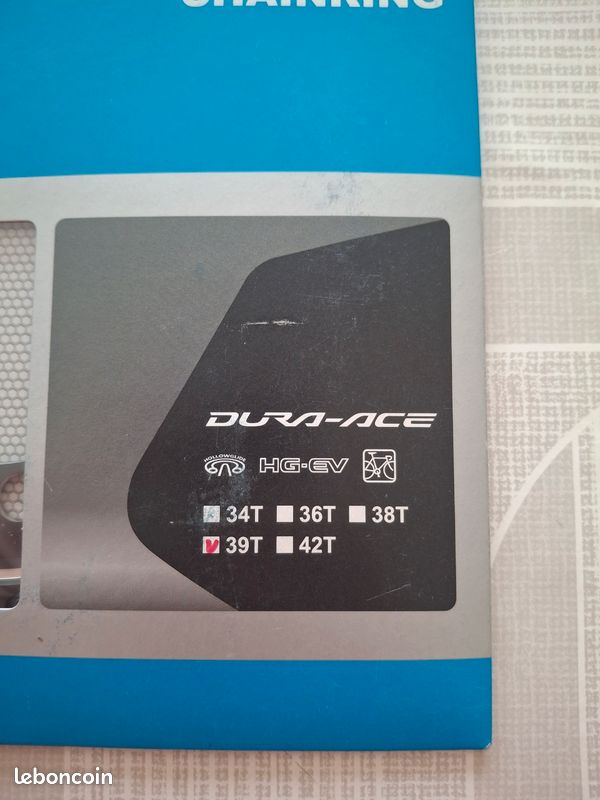 Shimano DURA ACE Plateau Pour FC-R9100 53/39 Dents