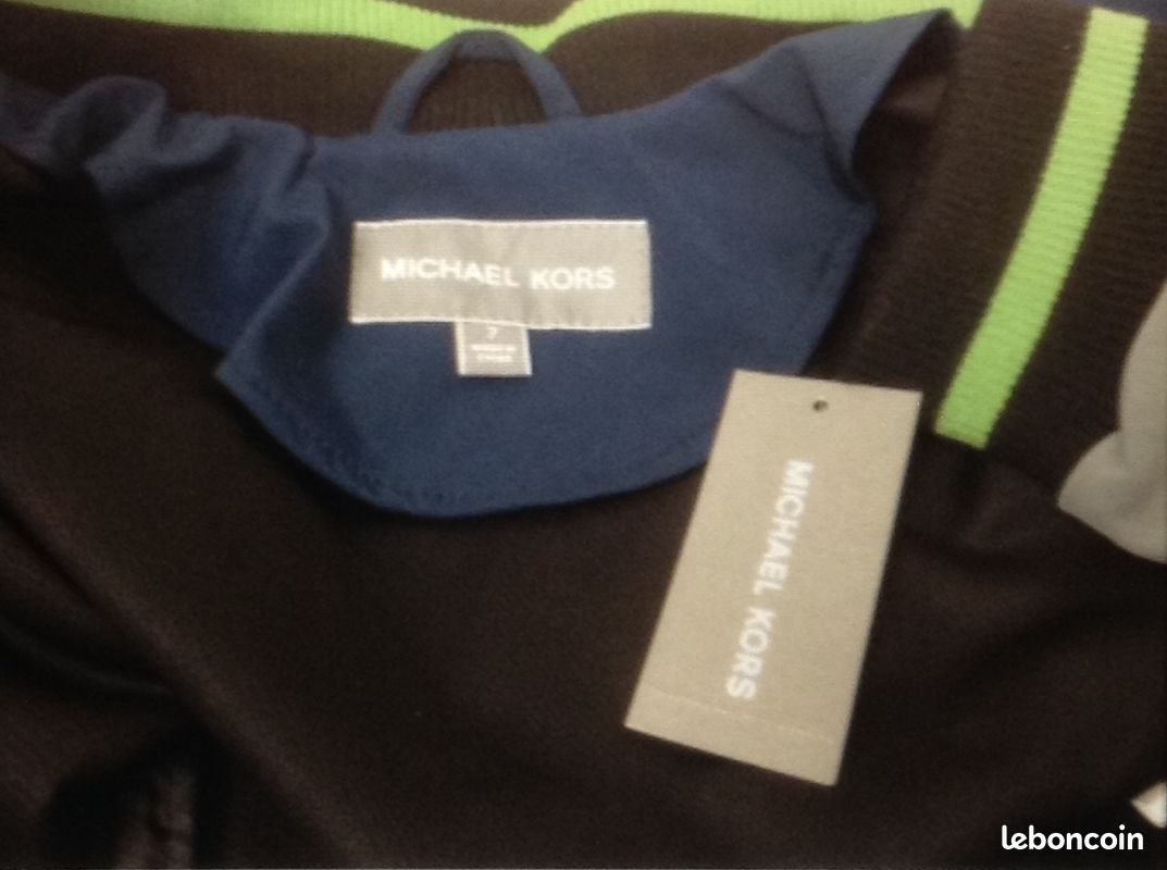 VESTE ZIPPÉE Michael Kors - Taille 7-8 ans Nouveau (image 6)