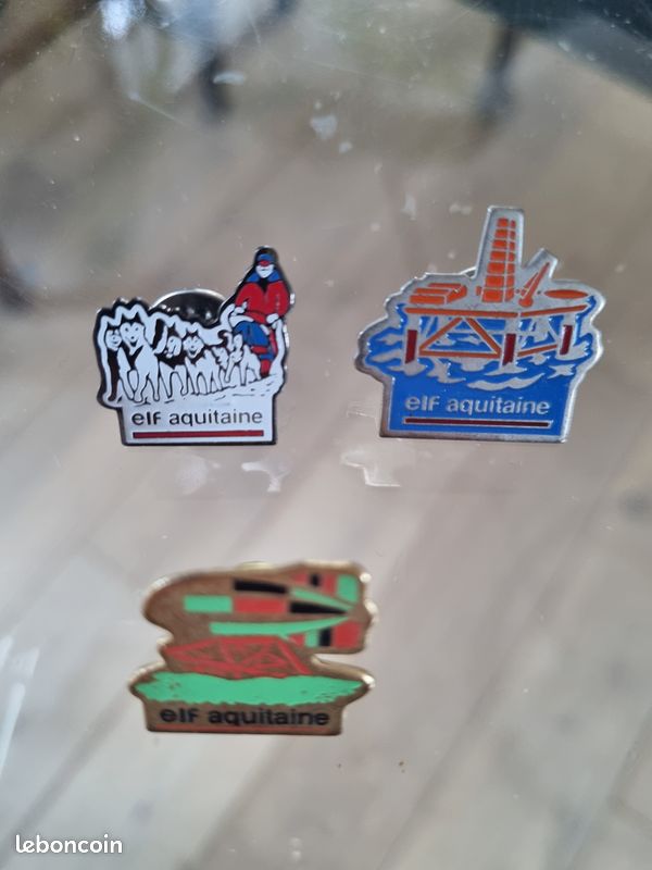 Pin's publicitaires moto formule1 ELF et ELF AQUITAINE (image 3)