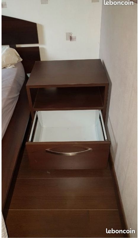 Chambre hêtre chocolat 160x200 (image 2)
