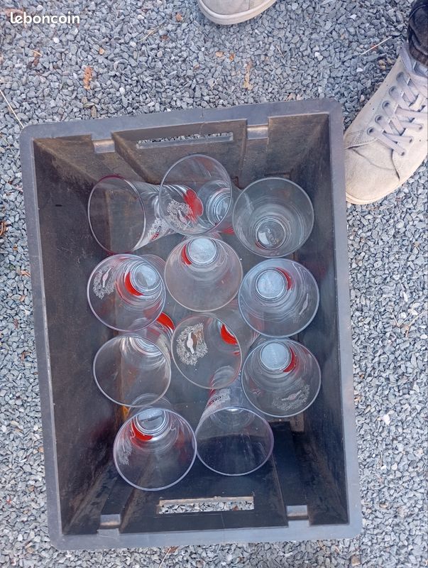 Lot de 14 verres publicitaires Martini vintage rétro (image 9)