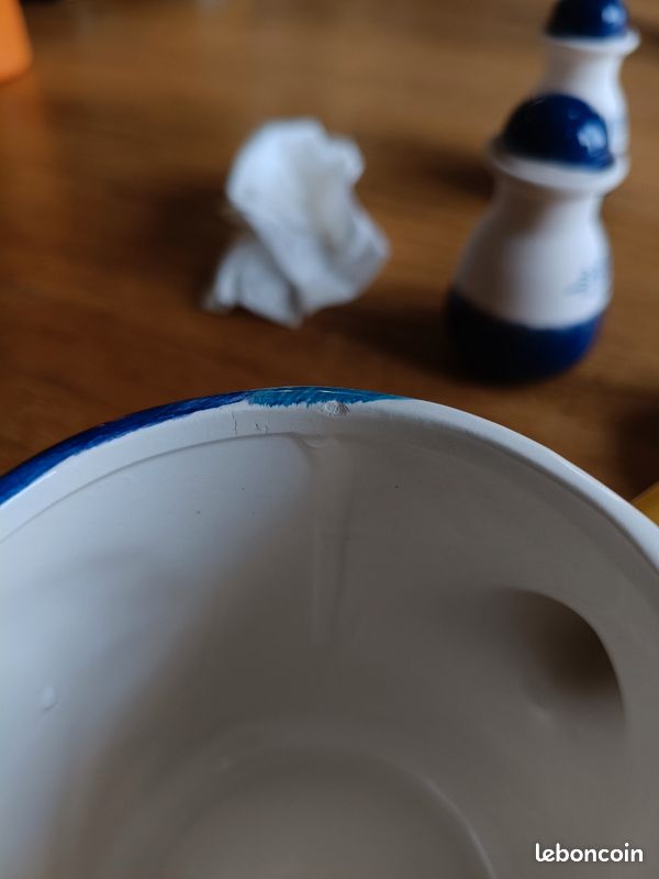 Ensemble Petit-Déjeuner Poisson Céramique Artisanale – 5 Pièces (image 13)
